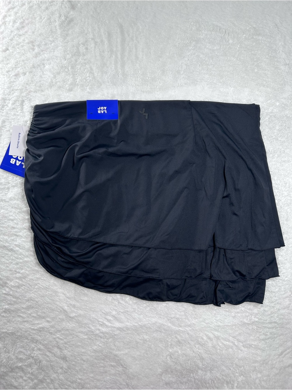 NWT Sz L Black Game Day Layered Athletic Skort Skirt - JoyLab, Athleisure Active - Picture 9 of 12